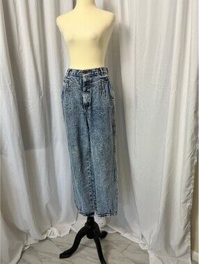 Vintage 1980s Sunset Blues Acid Wash High Waisted Jeans Tag SZ 10 Fit Modern 2/4